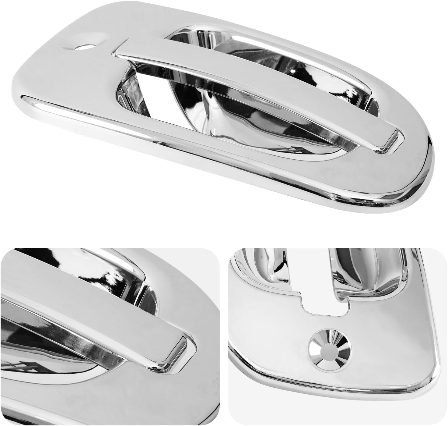 Set Chrome Door Handle Cover Fit for 2008-2017 Freightliner Cascadia Left & Right
