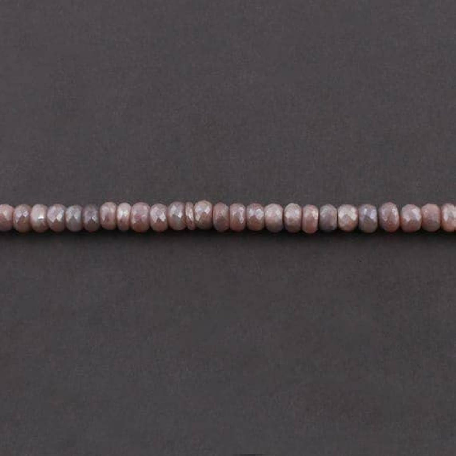 Pierre de lune pêche perles rondelles 8mm pour créer vos bijoux d'été SB2248