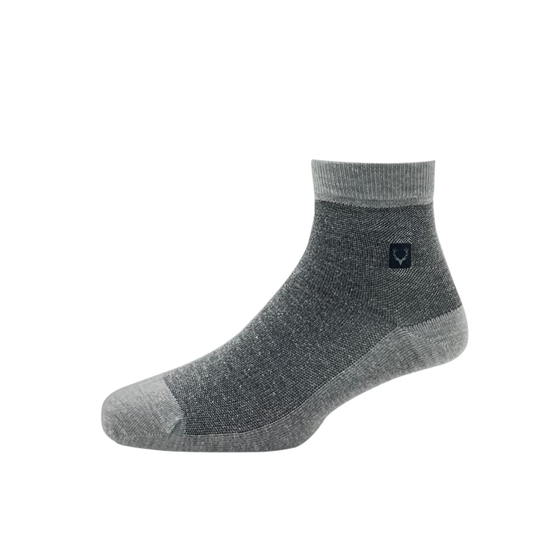 allen solly Men'S Cotton Quarter Length Socks (1 Pair) - Light Grey Melange-picture-38