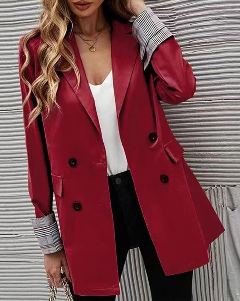 Blazer Femme Élégant - Slim Fit - Manches Longues - Polyester
