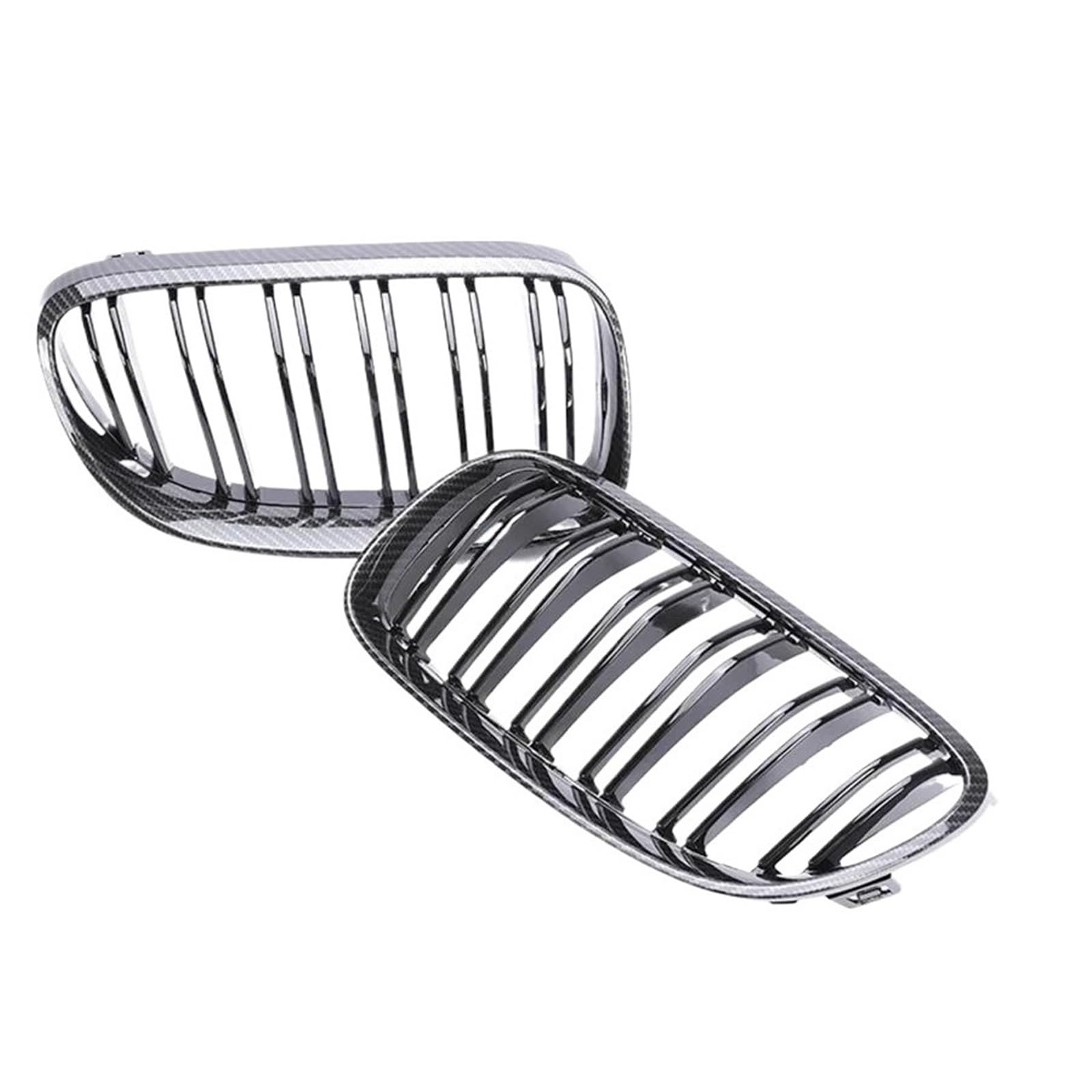 Rejilla de parachoques delantera E92 E93 LCI 2010-2013 efecto carbono 4