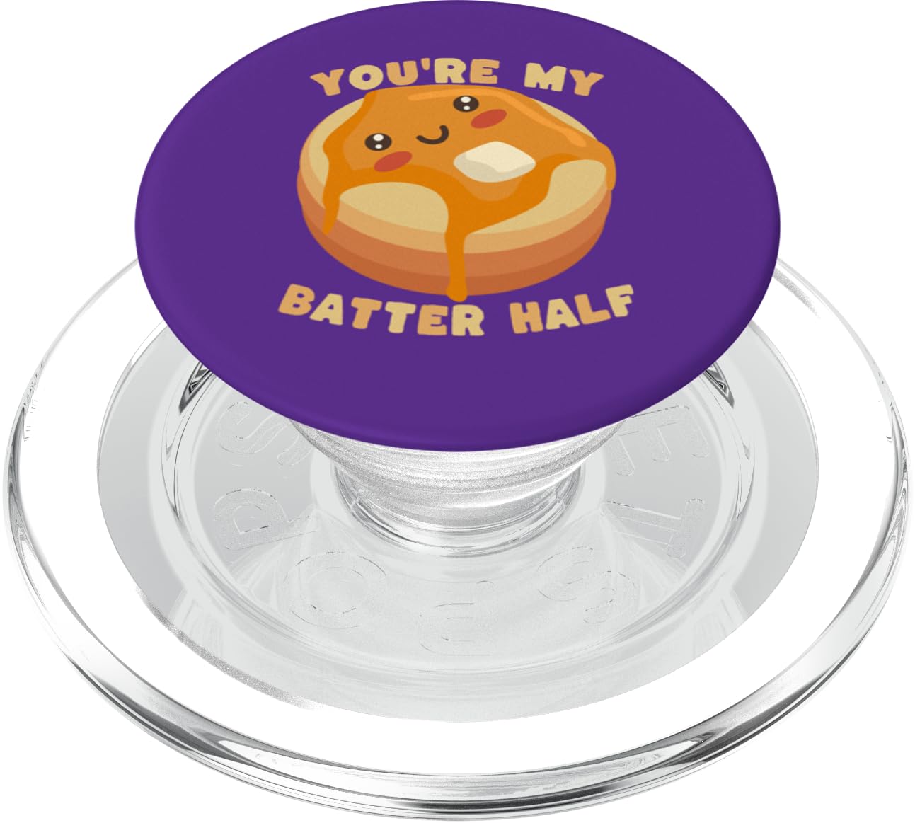Cute Pun Breakfast You're My Batter Half PopSockets PopGrip for MagSafe