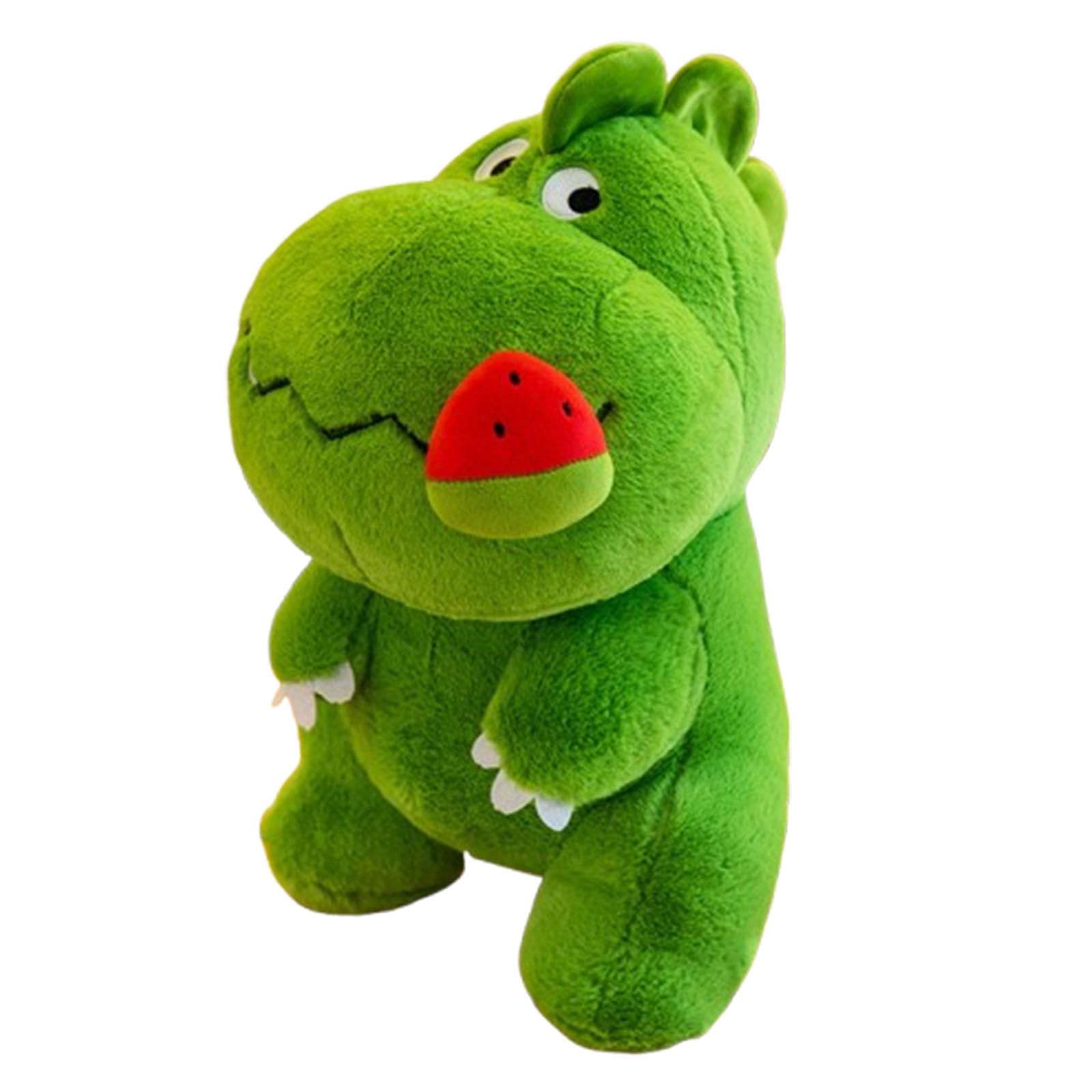 Dinosaurier Kuscheltier, Dinosaurier Plüschtiere mit Frucht, Weiches Dino Plüschtier, Kawaii Dinosaurier Plüsch Kissen Spielzeug, Tyrannosaurus Plüschsaurier Geschenk für Jungen Mädchen (65cm,Grün)