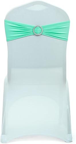 Miniatura 2 de MDS - Paquete de 25 bandas elásticas de elastano para silla, con lazo, banda elástica de alta calidad con hebilla deslizante, lazos elásticos para