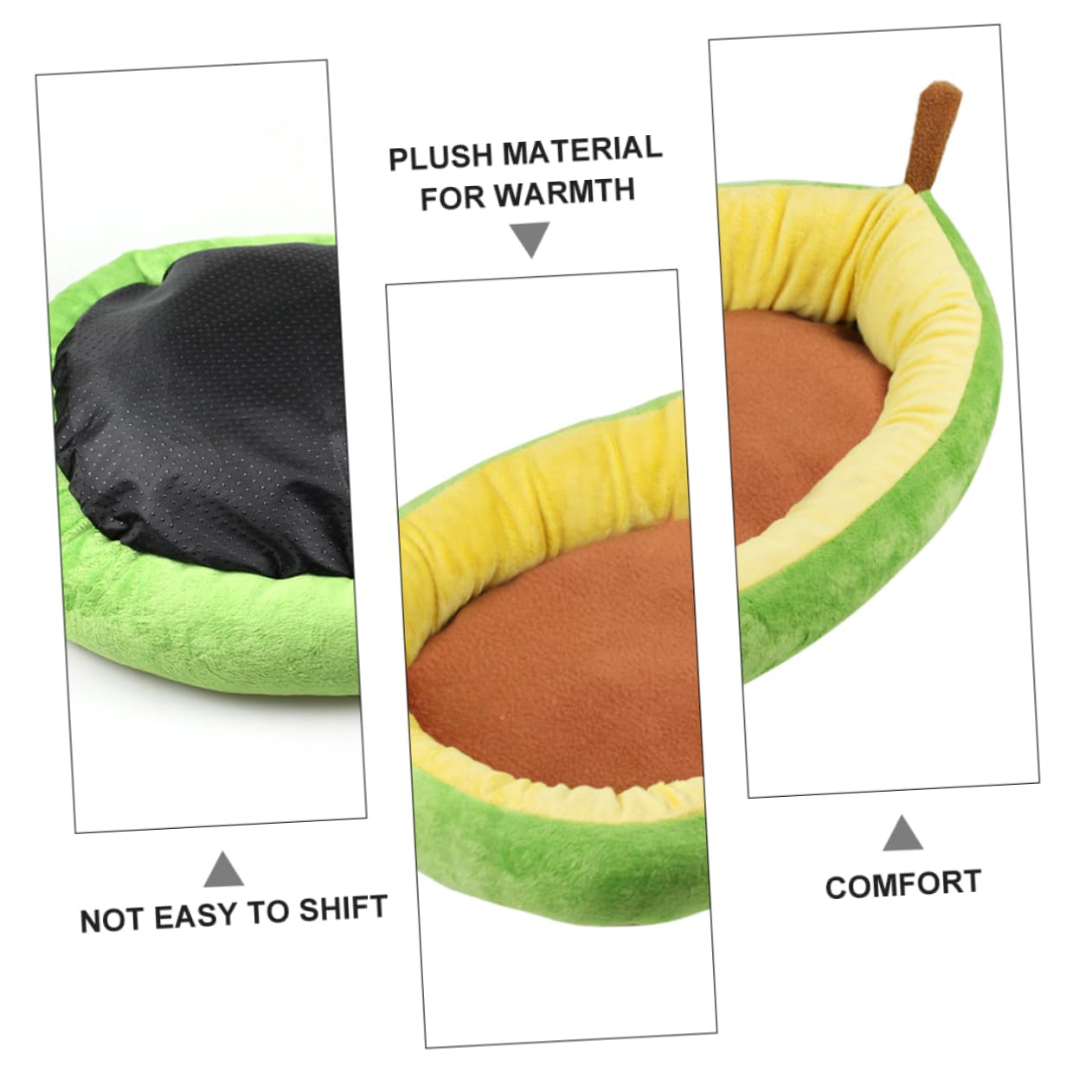 Cojín De De Forma De Cama De Peluche Caliente Invierno Cómodo para Cachorros