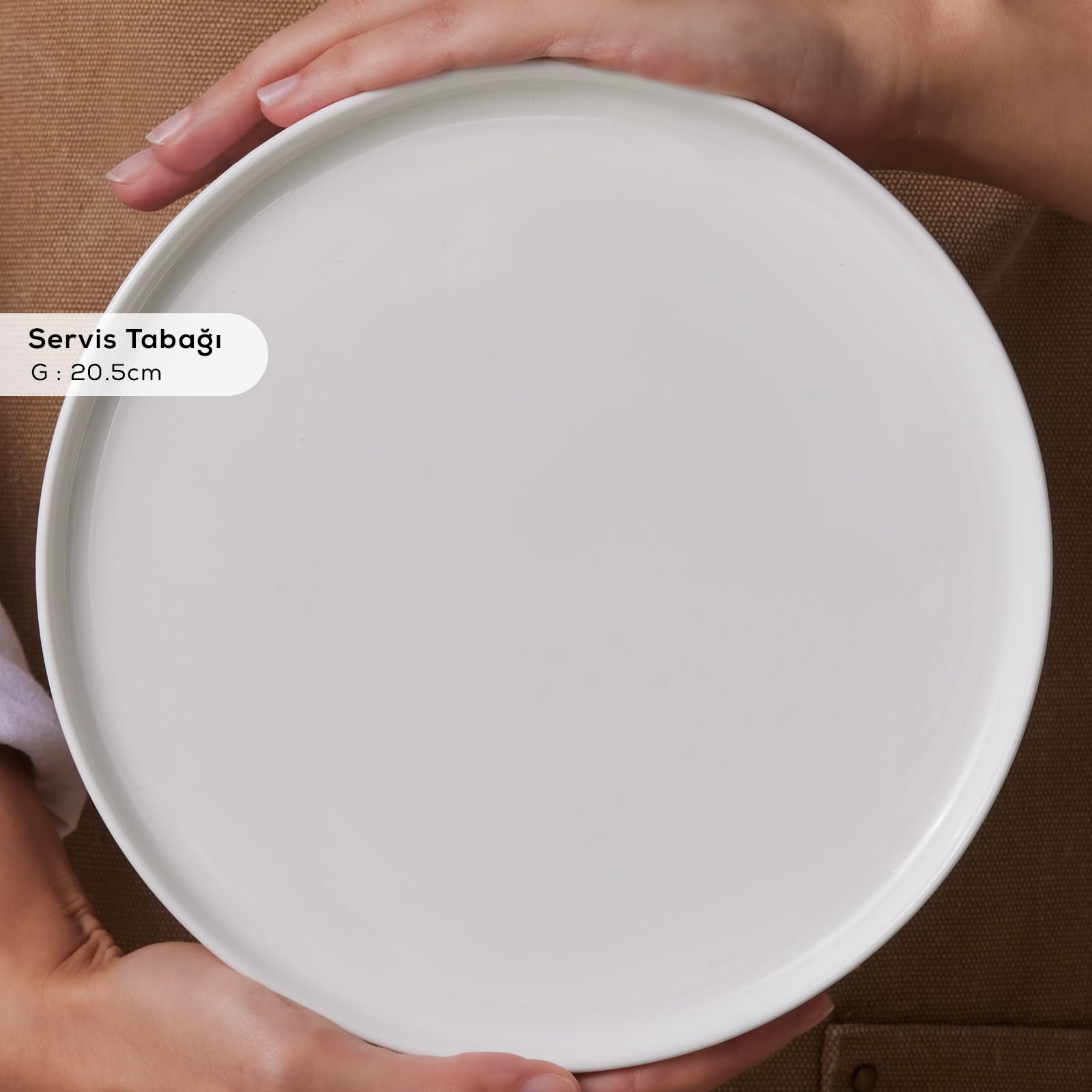 Karaca Forever Bone Bomo Service de petit-déjeuner combiné 22 pièces