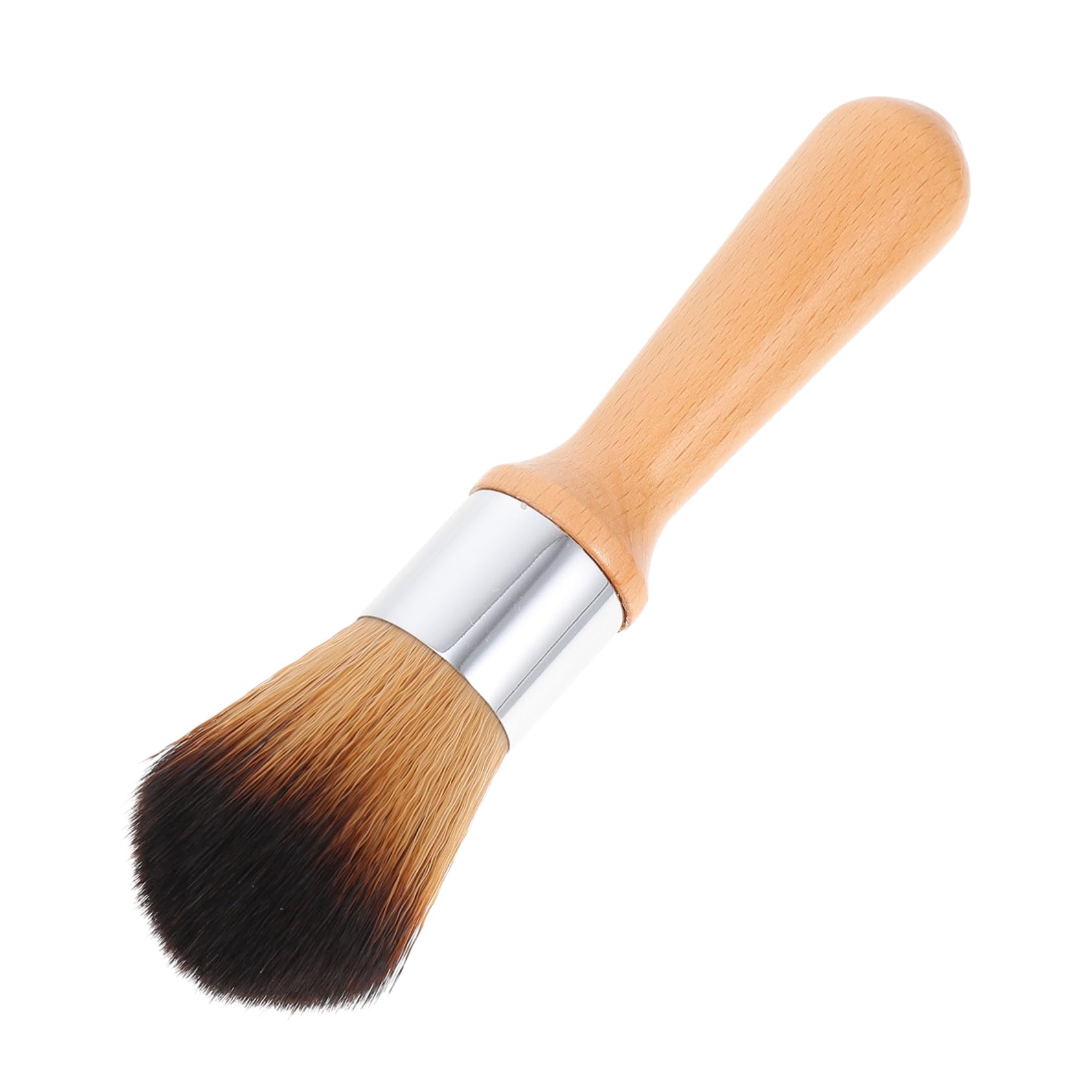 HOMSFOU Musical Instrument Dust Brush with Soft Elastic Bristles and Ergonomic Wooden Handle for Jade Ware Cleaning and Craft Maintenance 6.10 Inch