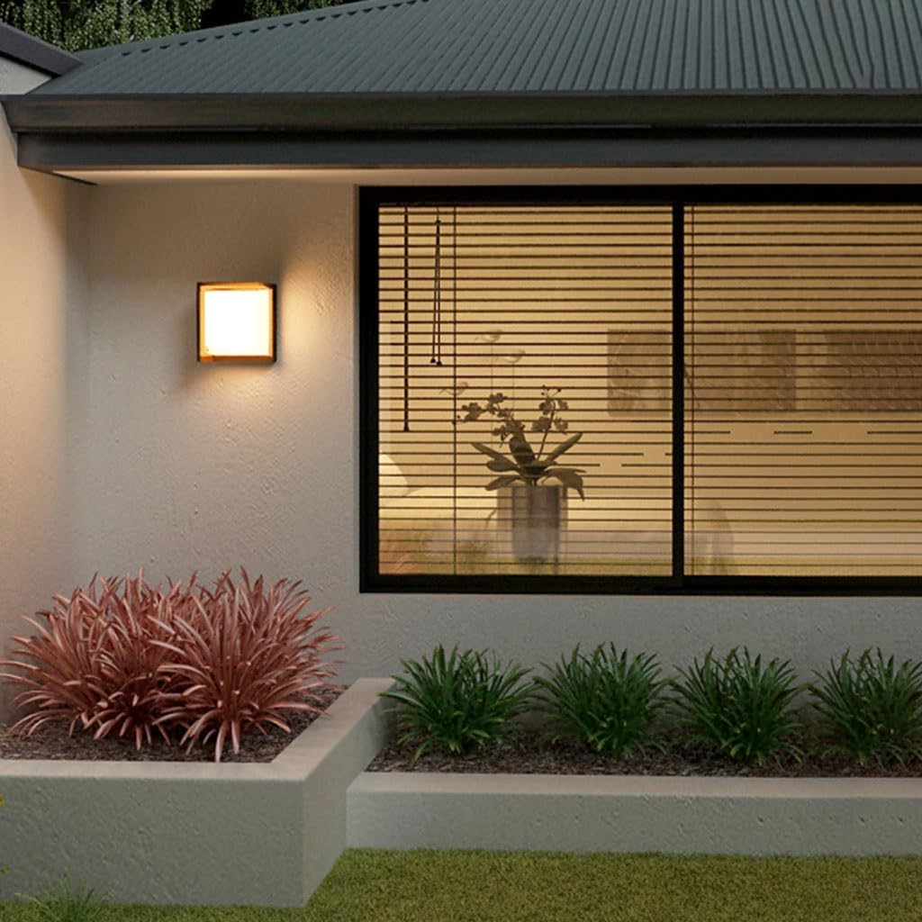 Applique Murale Exterieur Applique murale Led étanche, éclairage d'extérieur, luminaire décoratif d'intérieur, idéal for une terrasse, un balcon, une maison, un jardin ou une Villa, Simple et créatif
