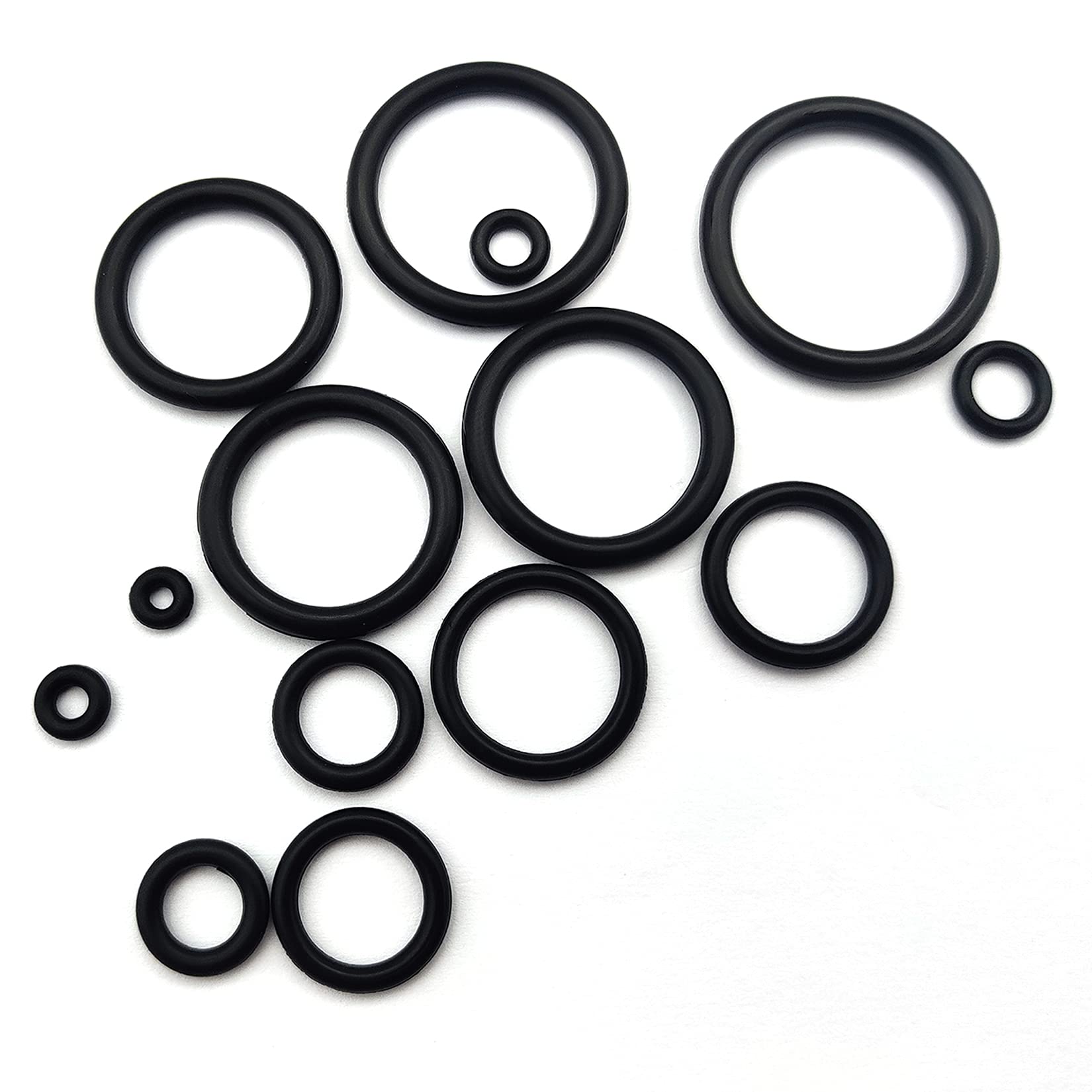 250 Pezzi Rondelle in Gomma di 15 Misure, Gommino Elettrico Guarnizioni Anello Set, Rondella O-ring per Rubinetti da Cucina Impianti Idraulici