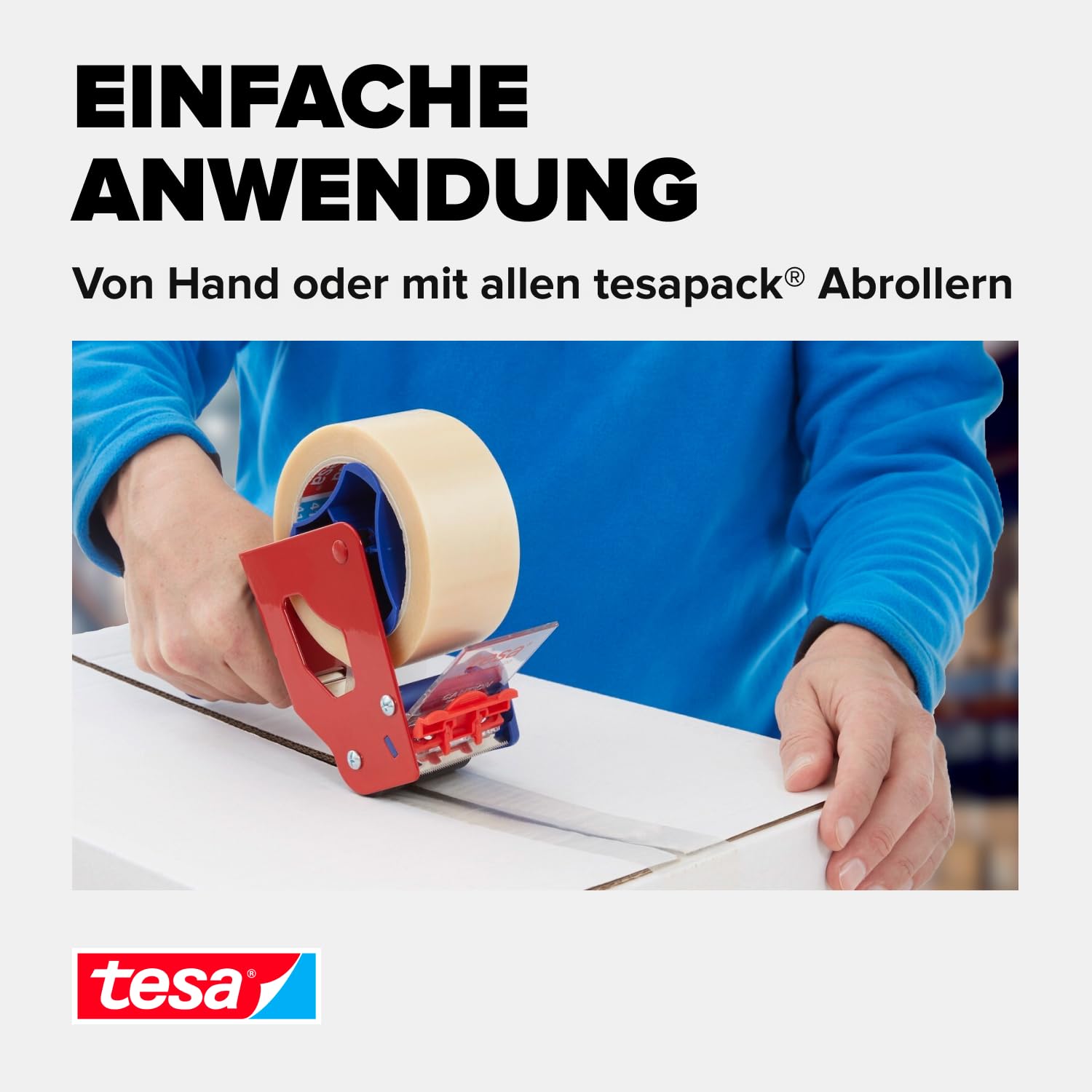 tesa tesapack 4024 Universal PP - 36er-Pack - Paketklebeband aus PE-Folie - Versandklebeband für geräuscharmes Abrollen - witterungs- und alterungsbeständig - transparent - je 66 m x 5 cm
