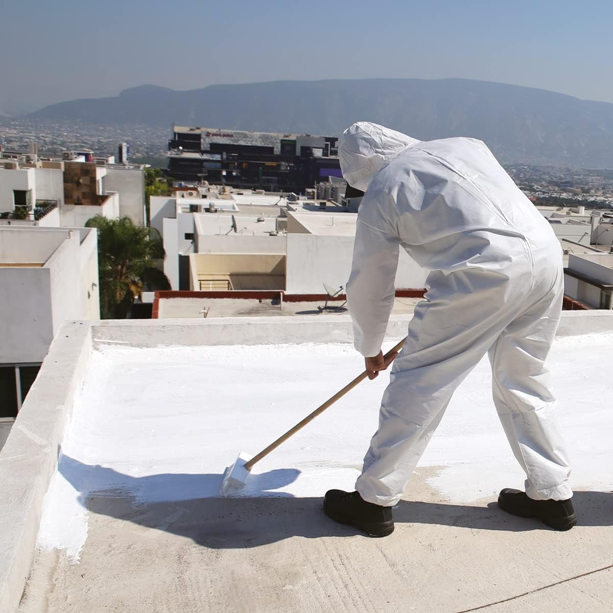 Pintura Kalma Antigoteras Fibrado - Color Blanco - 4 Litros - Impermeabilizante de Caucho Acrílico con Fibra de Vidrio - Durabilidad y Elasticidad Permanente - Acabado Satinado - Duracolor
