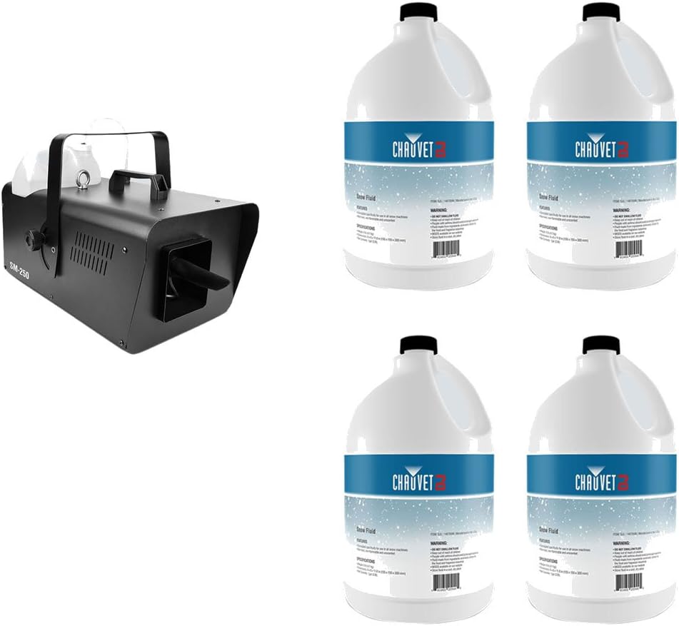CHAUVET DJ SM-250 Snow Machine + 4x Snow Fluid