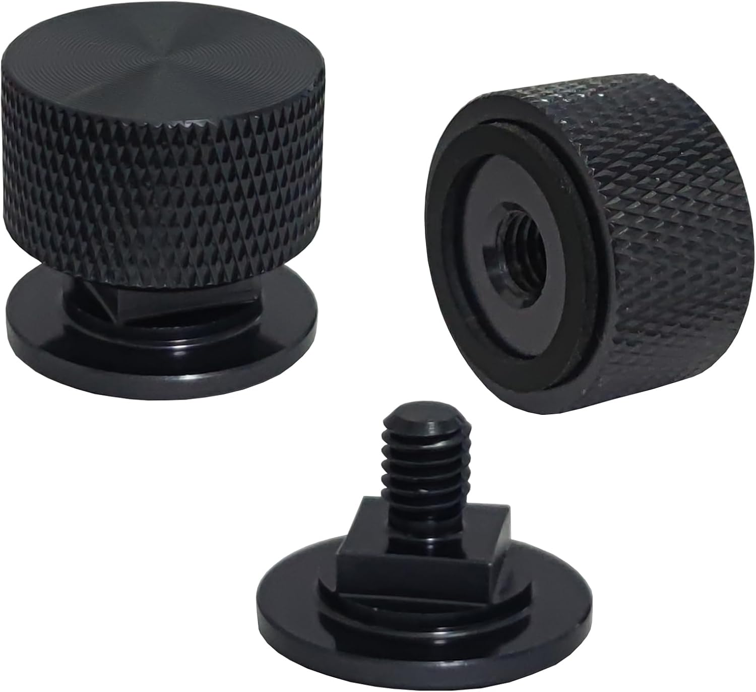 Welding Hood Helmet Fasteners for 100 Series Flip Hood & Fibre Metal Headgear – 1 Pair Water Ripple Pattern Screws, Replaces Plastic Parts, Aluminum, Grey