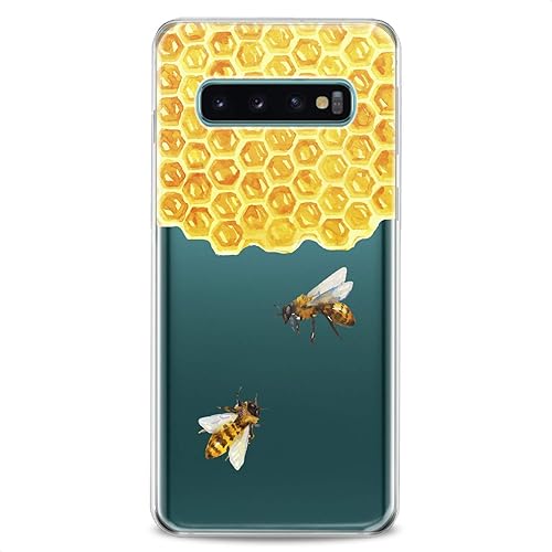 Miniatura 5 de Cavka Funda compatible con Samsung S23 S22 Plus S21 FE Ultra S20+ S10 Note 20 5G S10e S9 con estampado de silicona flexible con estampado de