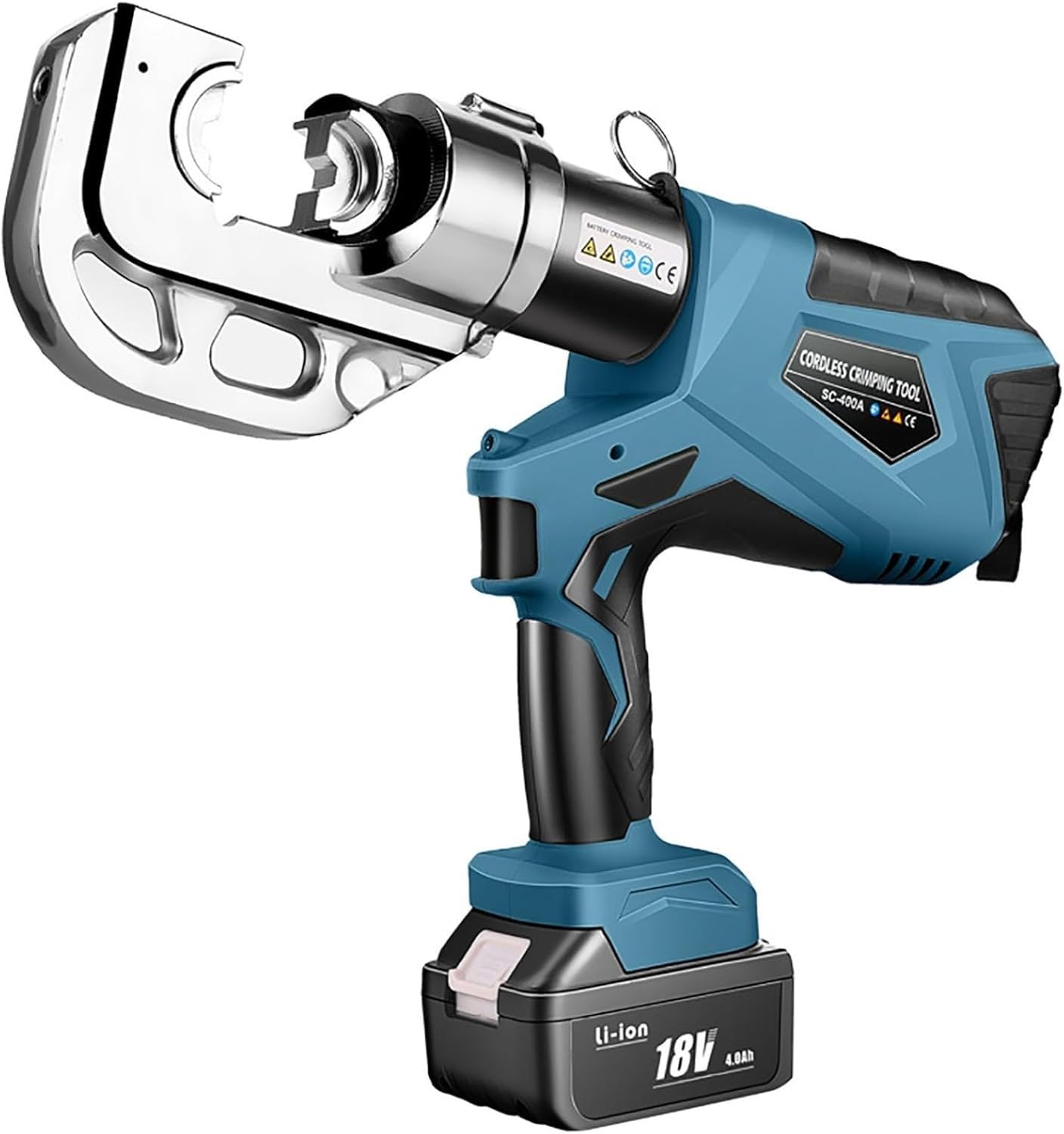 Xyfgodem Azul Professional Electro-Hydraulic Crimping Tool Kit – Cable Terminals 16 To 300 Mm², Ideal For Copper And Aluminium