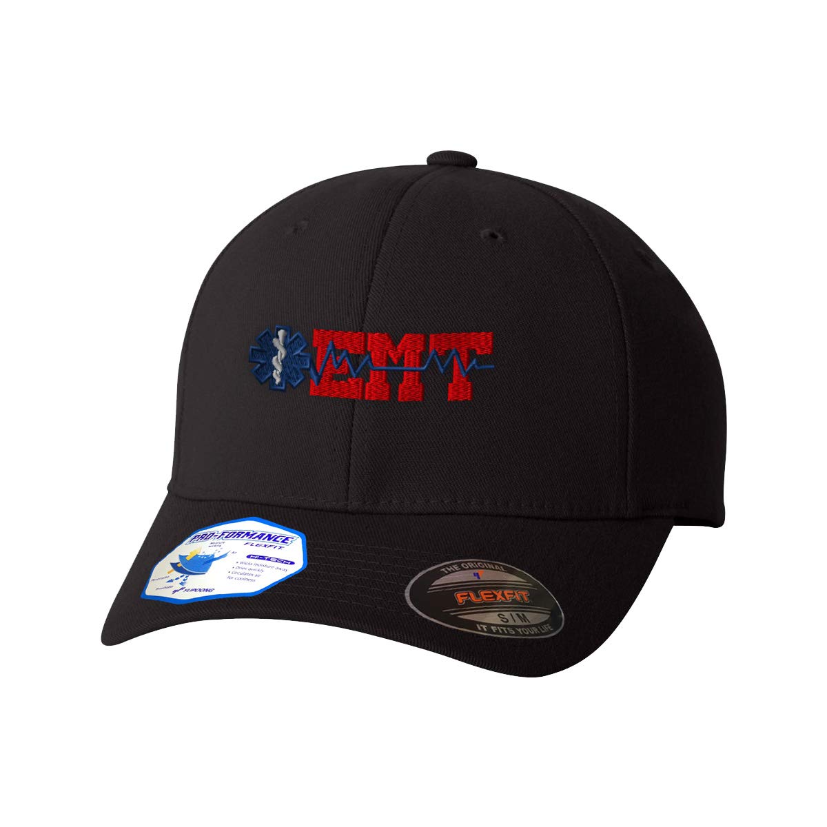 Speedy ProsCustom Flexfit Hats for Men & Women EMT Paramedic Embroidery Dad Baseball Cap