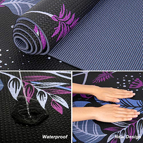 Tapete de ioga TOPLUS, tapete clássico de 0,63 cm, antiderrapante, extragrosso para fitness e exercí