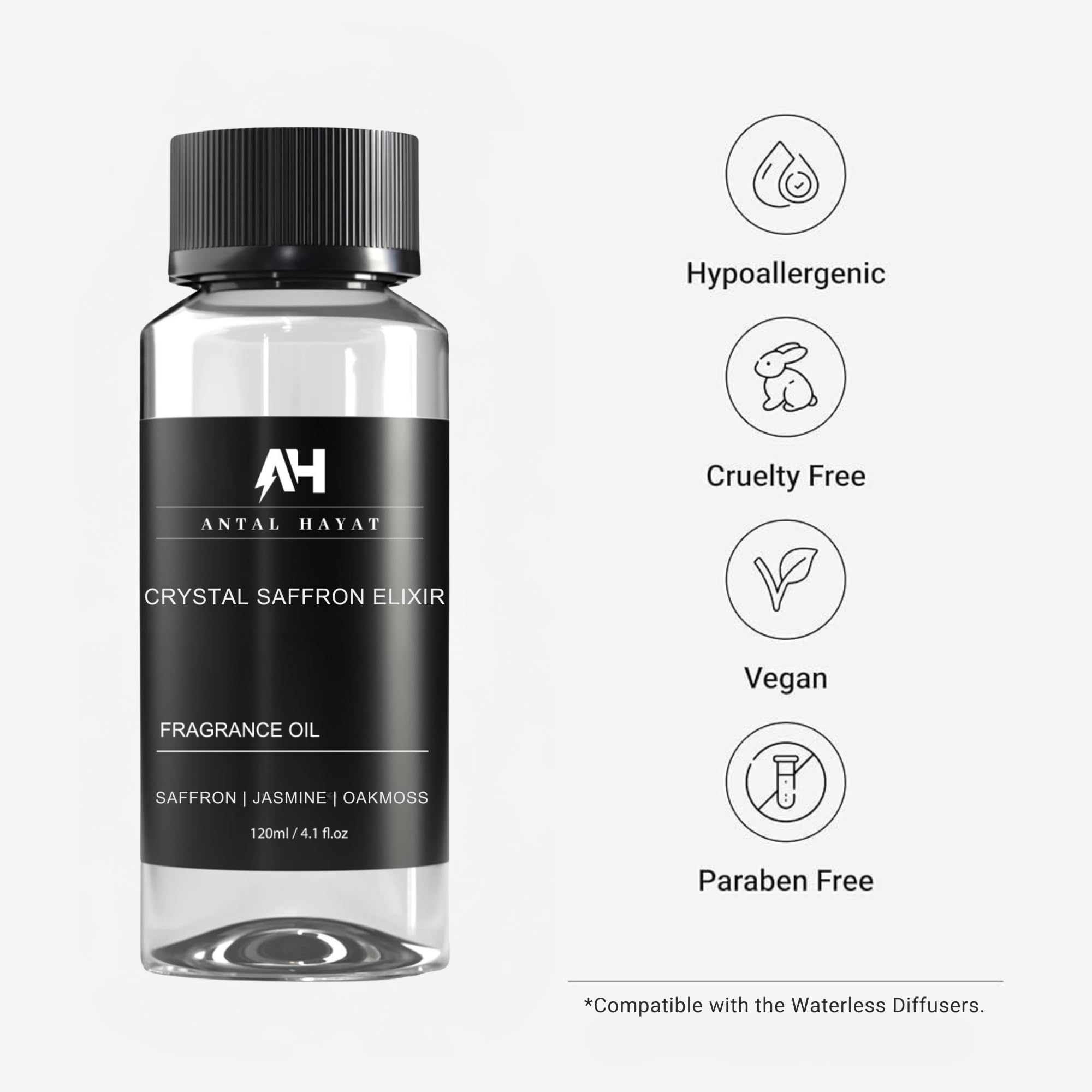 Amazon.com: Hotel Scents Diffuser Oil Baccarat 120ml - Saffron