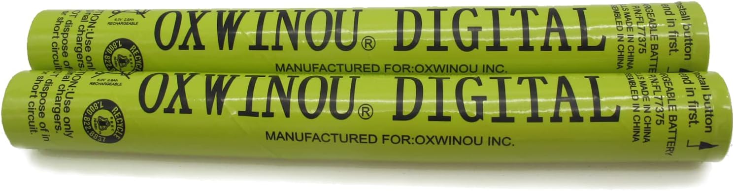 77375 Battery Compatible with STREAMLIGHT FLASHLIGHTS 77375 77175 9926J SL20LP SL20L SL20XP-LED 6V 2600mAh NiMH Battery Stick(2-Pack)