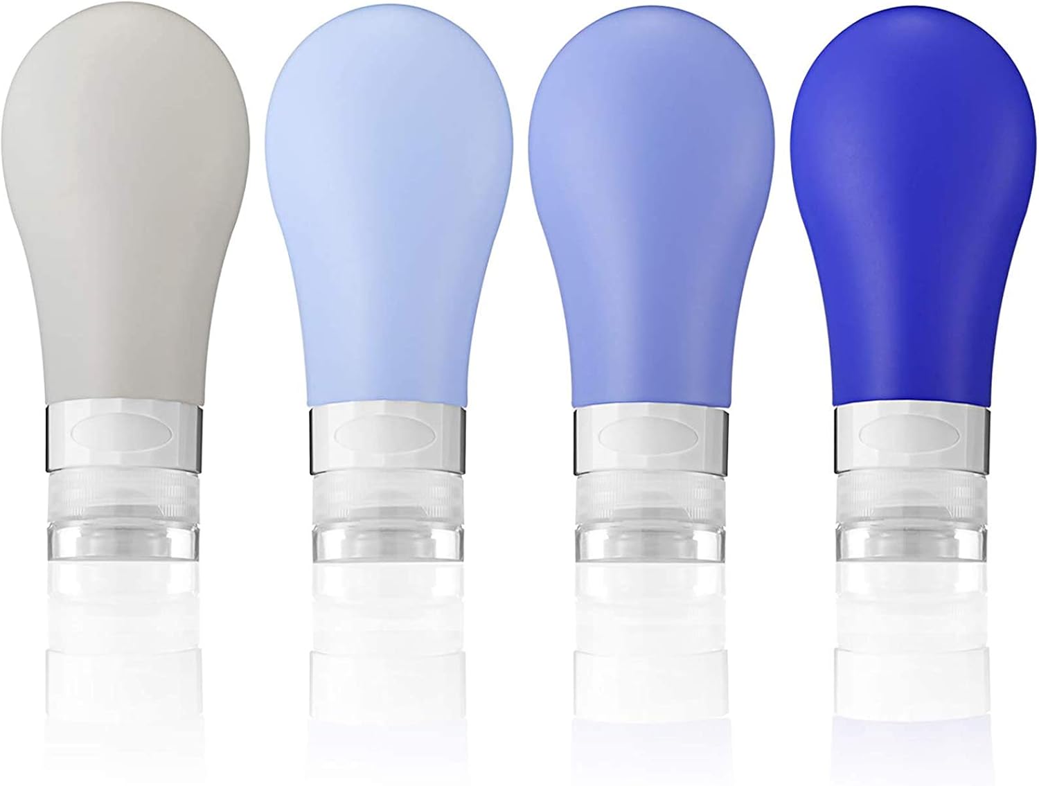 Travel Bottles TSA Approved Containers, AMMAX 3oz Leak Proof Travel Accessories Toiletries