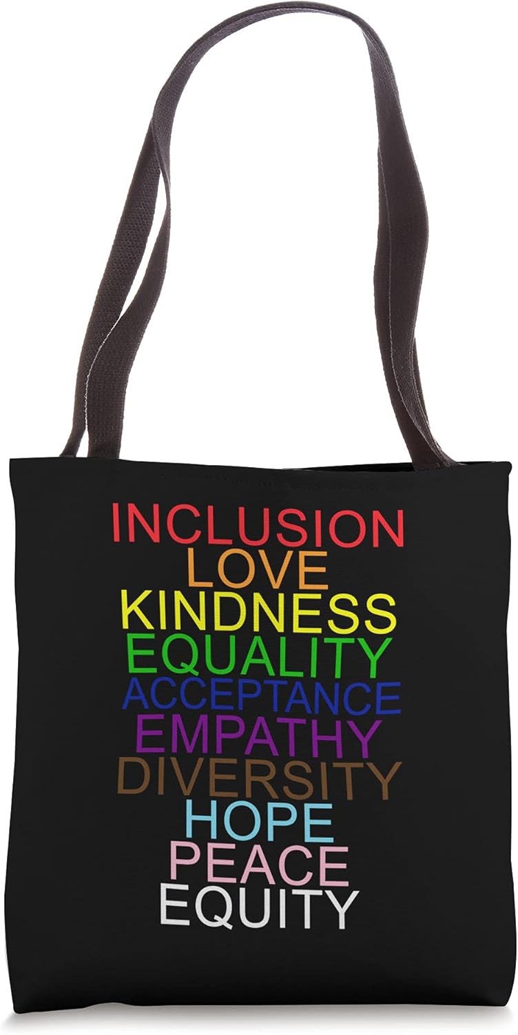 Inclusion Overseas Parallel Import Regular Item Love Kindness Acceptance Empathy Equity Lgbtq Flag Tot