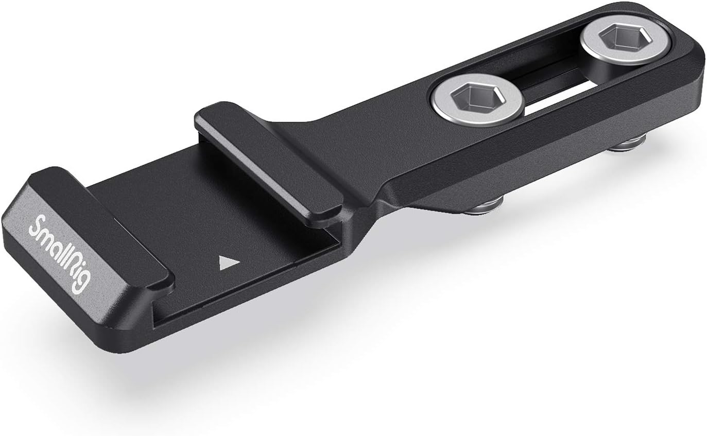 SMALLRIG Cold Shoe Extension, Outrigger Shoe Mount Adapter for Microphone, EVF and Camera Accessories - 2879