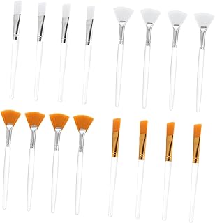 SAFIGLE 16pcs Fan Facial Brush Portable Makeu...