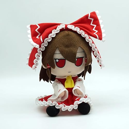Miniatura 9 de Precioso peluche en stock Touhou Project Reimu Movable Bones Ver. Figura de muñeca rellena X1 Regalo Kawaii