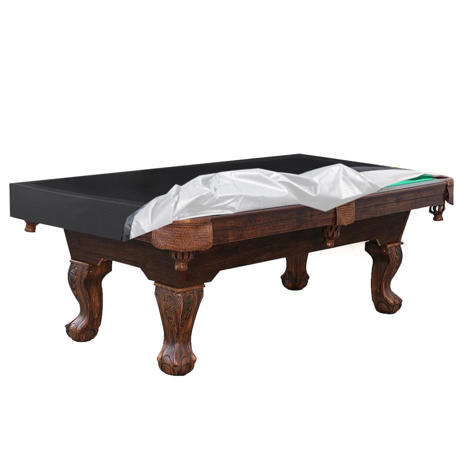 Biljarttafelbeschermer - Biljarttafel beschermhoes, harde biljarttafelhoes | 210d Oxford-stof pooltafel waterdichte hoes, anti-luis hoes