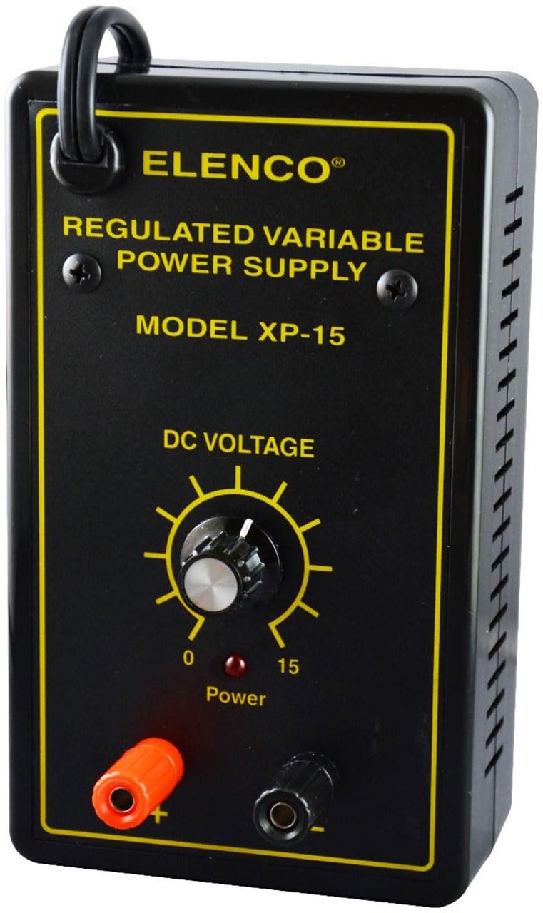 ElencoElectronics XP-15K Variable Voltage 0-15VDC Power Supply Solder Kit 300mA