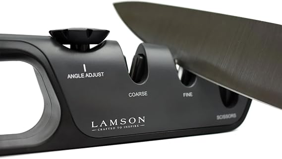 Lamson Adjustable Handheld Knife Sharpener