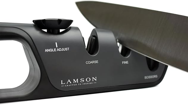 Lamson Adjustable Handheld Knife Sharpener