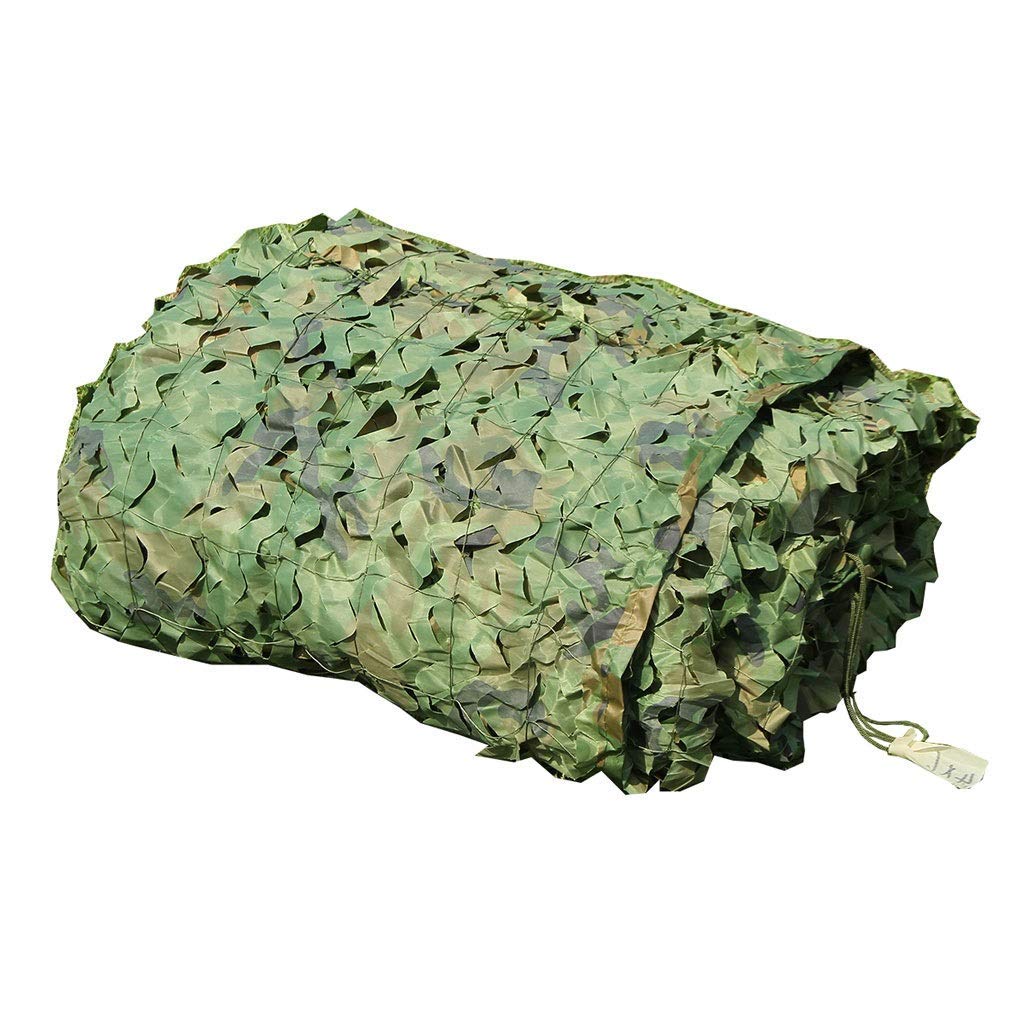 JINHH Camouflage Shade Net, Sunblock Shade Cloth Camouflage Net Shading Net Outdoor Jungle Green Security Net Army Green 70% Shading Rate Greenhouse Shade Net