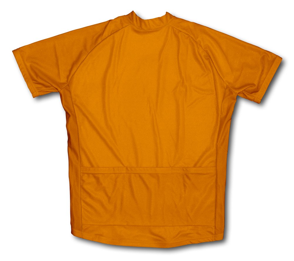 ScudoPro Orange Short Sleeve Cycling Jersey for Youth - Size S