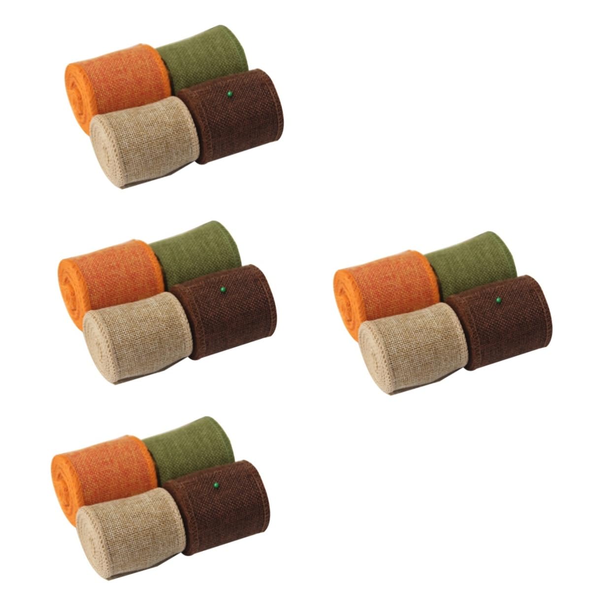 16 Rollen Partei dekoratives weihnachtsverpackungsband weihnachtsleinenband weihnachtsdeko christmas decorations Weihnachtsgirlande Weihnachtsband Hochzeitsband Sackleinenband