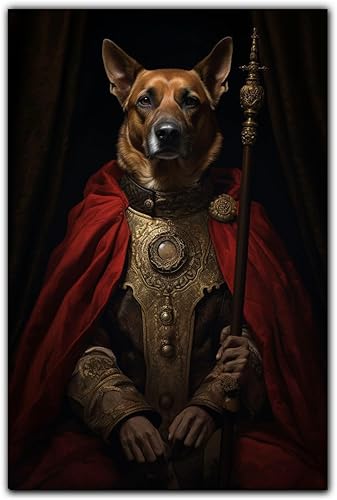 Miniatura 39 de Thuan Chow Chow Retrato de mascota con disfraz real de perro en un disfraz retrato de perro con vestimenta Retrato medieval de mascota retrato