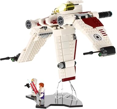 Display Stand compatible with LEGO 75432 V-19 Torrent Starfighter