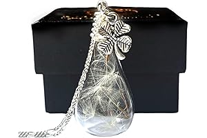 Elegant Dandelion Wish Necklace: Capture Nature's Essence