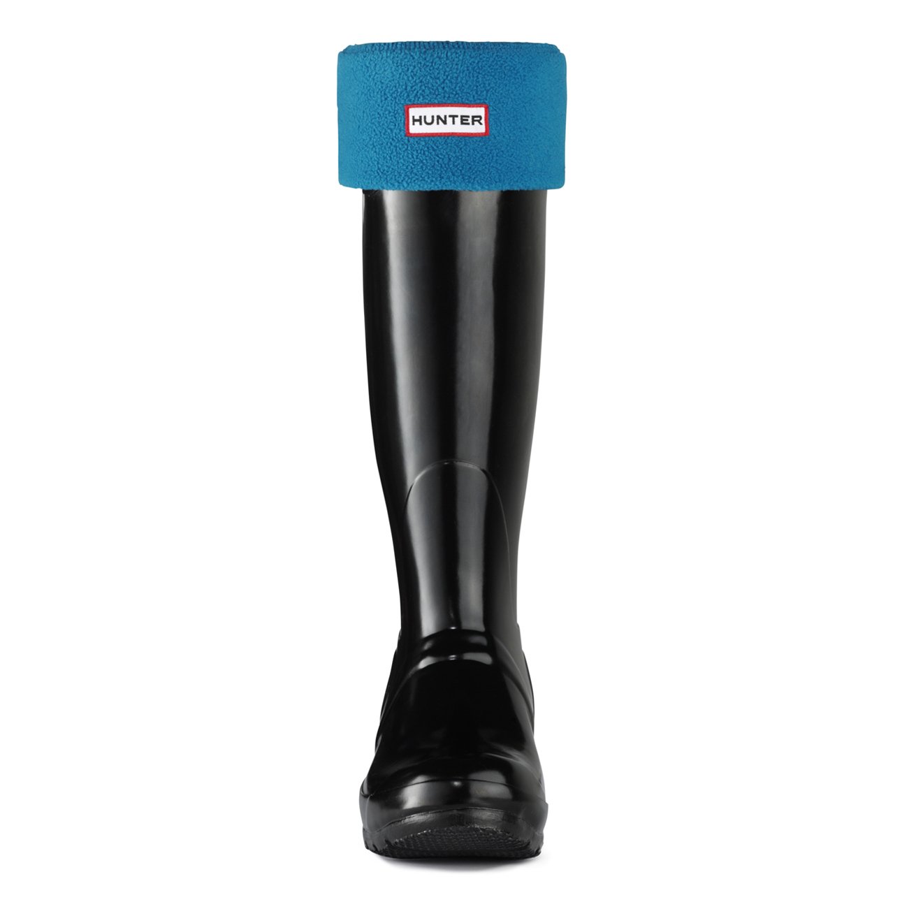Hunter Boots Welly Socks Wellington Boot Socks - Blue - L