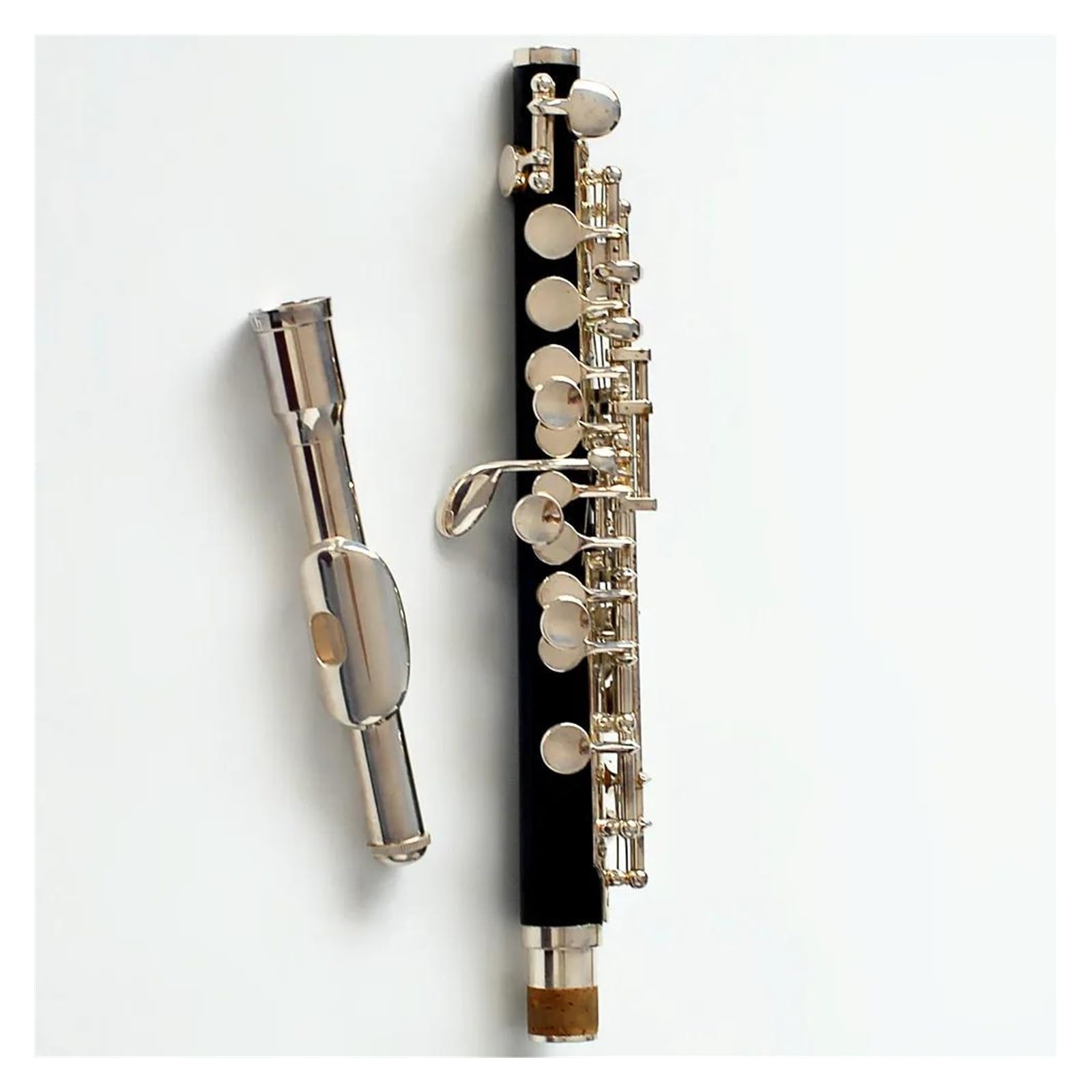 Instrumento Piccolo Niquelado De Baquelita, Flauta De Tamaño Medio, 16 Agujeros, Con Estuche Flauta Travesera Kit