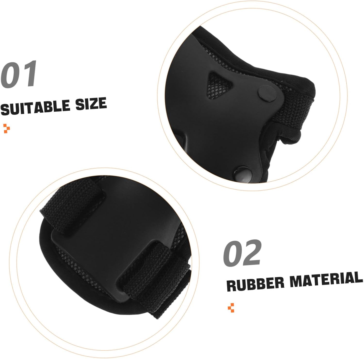 KICHOUSE Wrist Guards Wrist Protection for Roller Skating and Skiing Medium Size for Youth and Women Impact-Resistant Skateboarding and Ice Skating Gear
