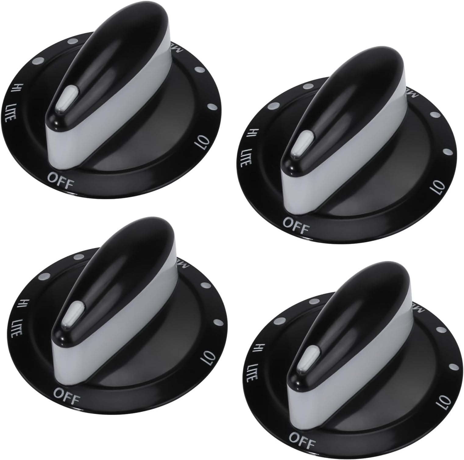 NEW 4 Pack WP74011287 for MAYTAG STOVE- CONTROL KNOBS- AP4100044, PS2088607,74011287