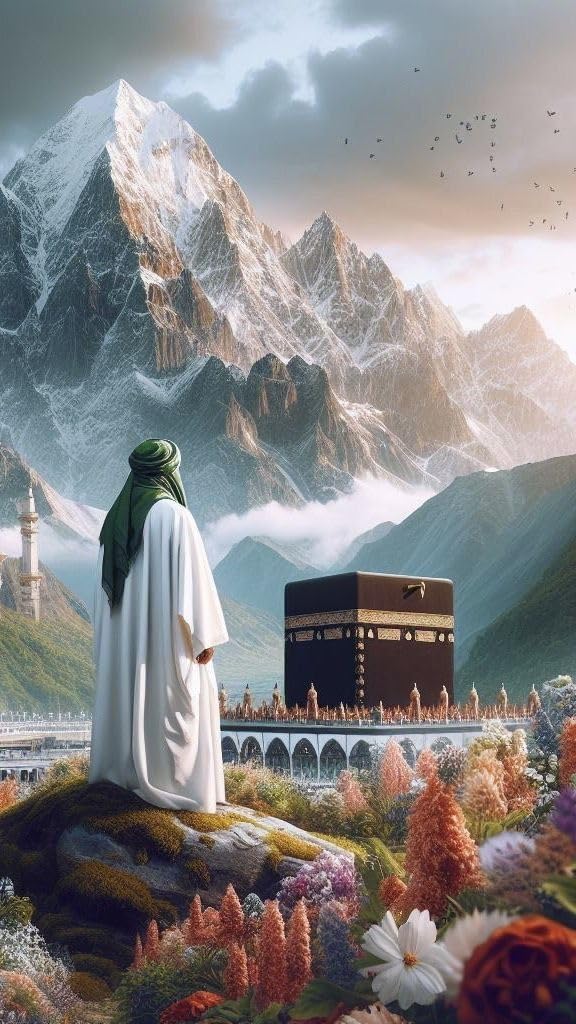 ALZUBAIDI Islamic Wall Pictures Imam Ali (10 Black, 40 x 60 cm, Framed)