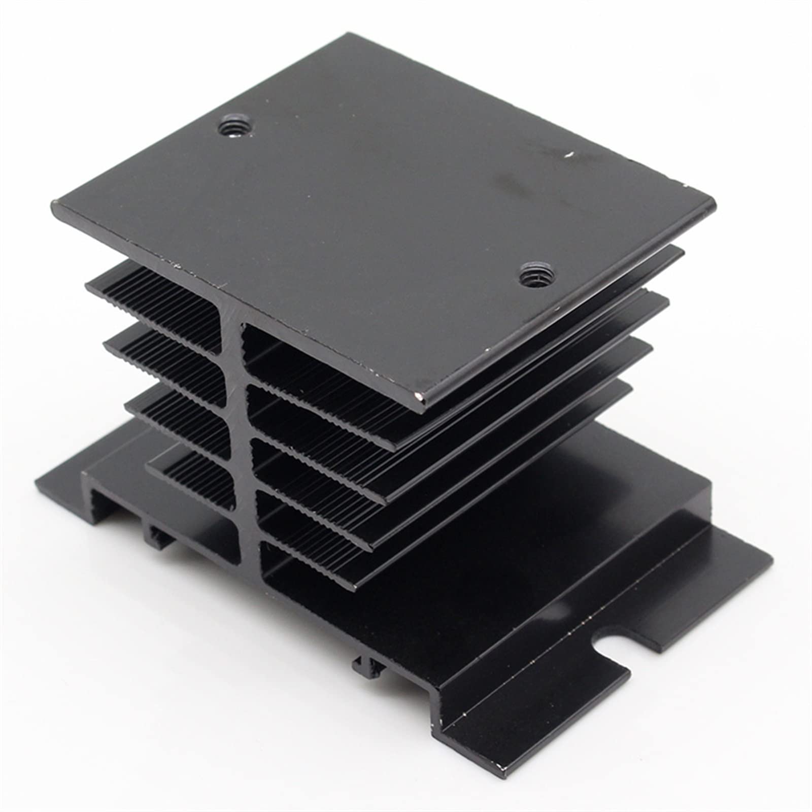 AQHYEBNSR 1pc Single Phase Solid State Relay SSR Aluminum Heat Sink Dissipation Radiator Newest,Suitable for 10A-40A