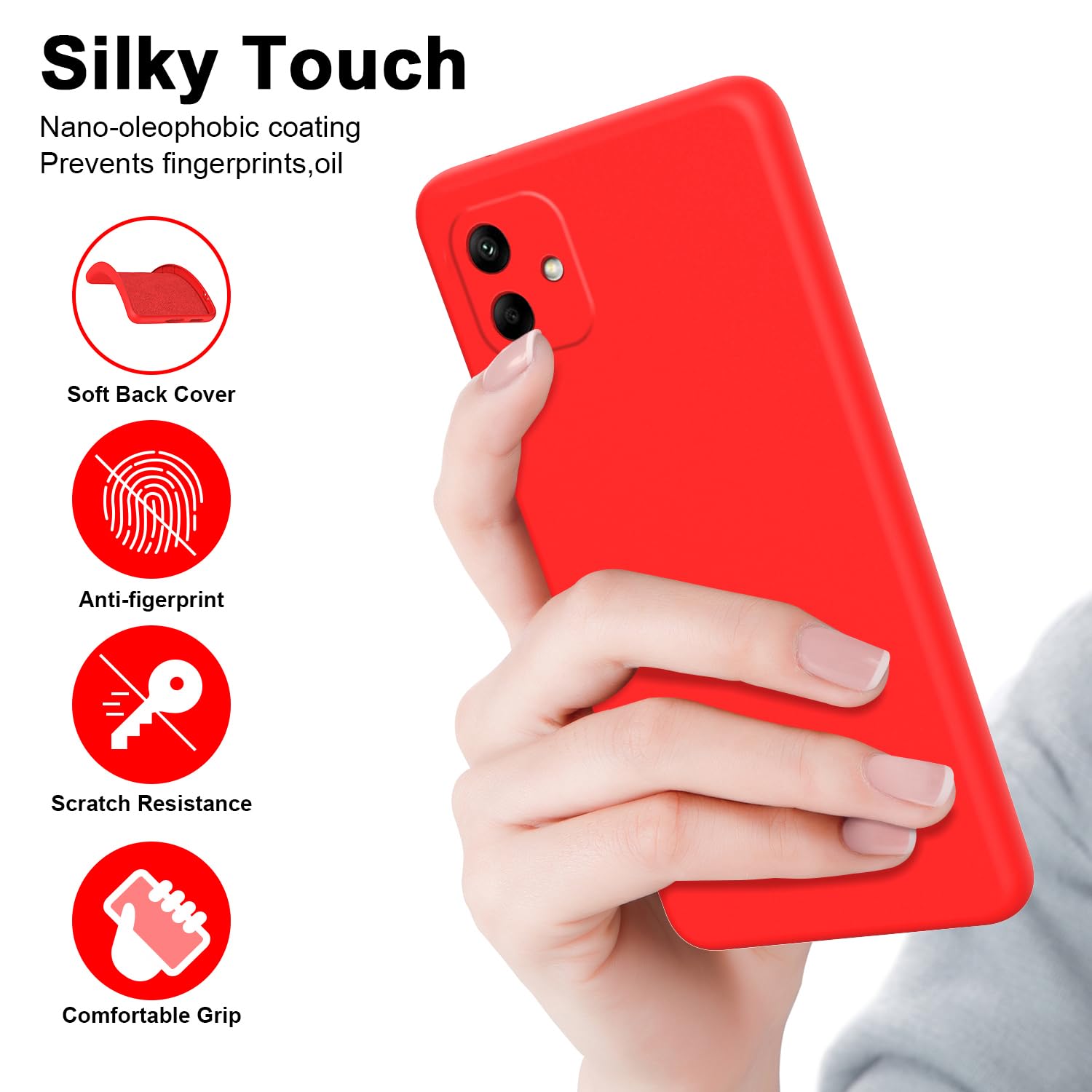 SCL Funda Para Moto G54 Funda Motorola G54 Funda, [Negro] Exquisita Serie De Carbono Diseño Carcasa Con Antiarañazos Y Tecnología De Absorción Antigolpes, Adecuado Para Stylus