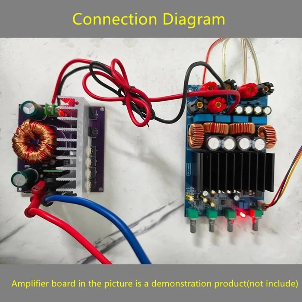 600 W Hochleistungsverstärker Boost Power Supply Board 12 V bis 45 V 48 V 50 V für Tpa3255 Tas5630 Board