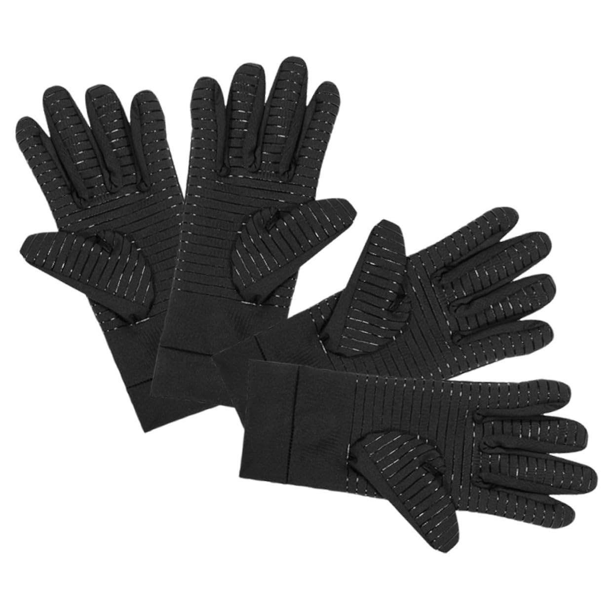 Toddmomy 2 Pair Non-Slip Compression Cycling Gloves Full Finger Elastic Silicone Grip Winter Sports Fitness Gloves