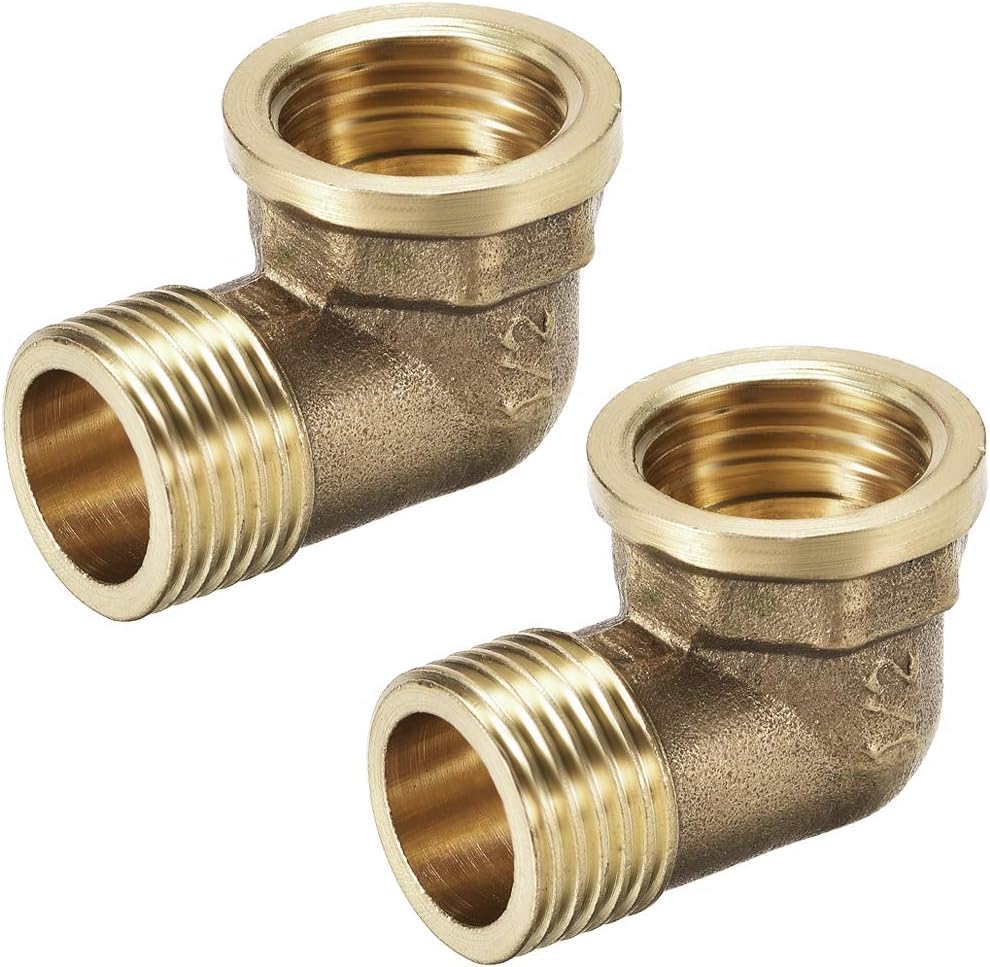 SOLTAIREJACO Brass Pipe Fitting 90 Degree Elbow BSP Male X BSP Female (1/2 BSP MALE X 1/2 BSP FEMALE) (B0C89ZMQXN) Amazon Price History, Amazon Price Tracker