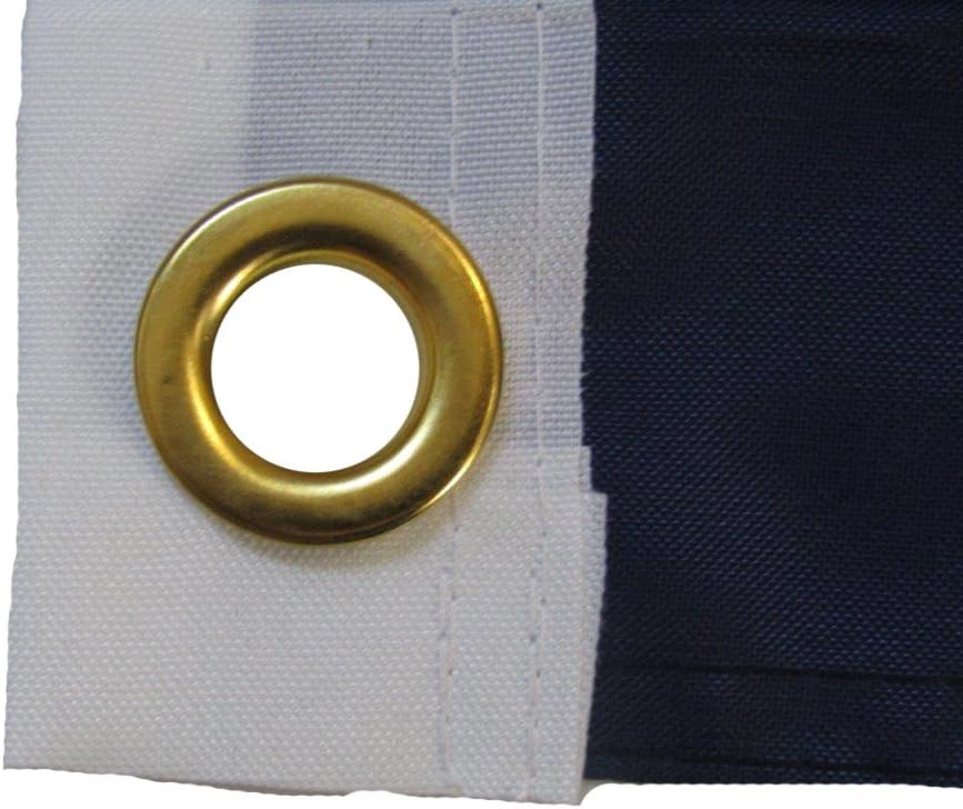 AES 12x18 Embroidered Commodore Perry Don't Give Up The Ship 600D Nylon Flag 12"x18" Fade Resistant Double Stitched Premium Penant House Banner Grommets