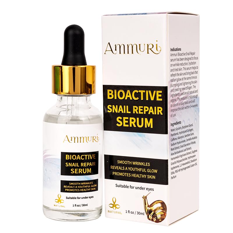 Ammuri Snail 96 Mucin Essence Serum, 96% Snail Secretion Filtrate